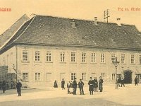 Trg sv. Marka, Banski Dvori 1900. godine.jpg
